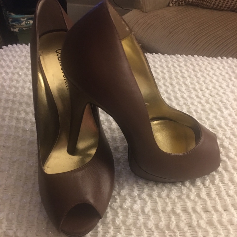 Colin Stuart Brown pump with 5” heel